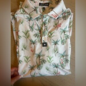 Bad Birdie Flamingo Men’s polo
